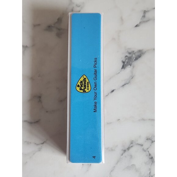 Pick Punch 4-Sided Guitar Pick File & Smoother Abrasive Foam For Guitarists - Picture 5 of 5